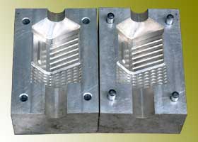 Extrusion Blow Mold (made of Mg-Al Alloy)
